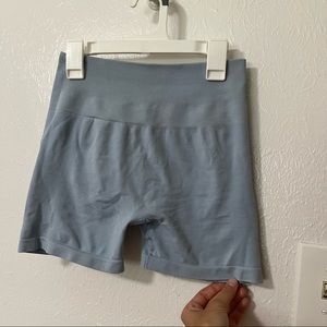 Ice blue amplify shorts